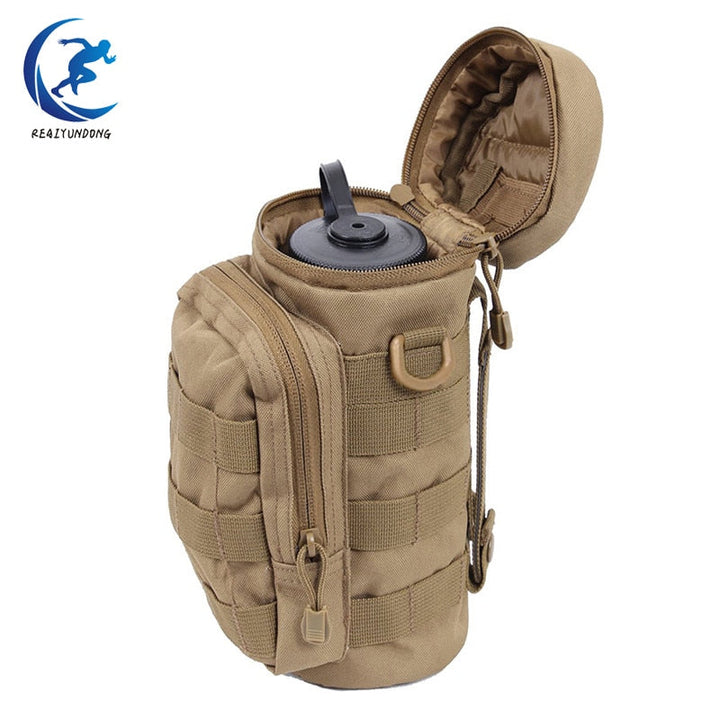 Military Tactical Water Bottle Pouch with Multifunction Camping Hiking Storage