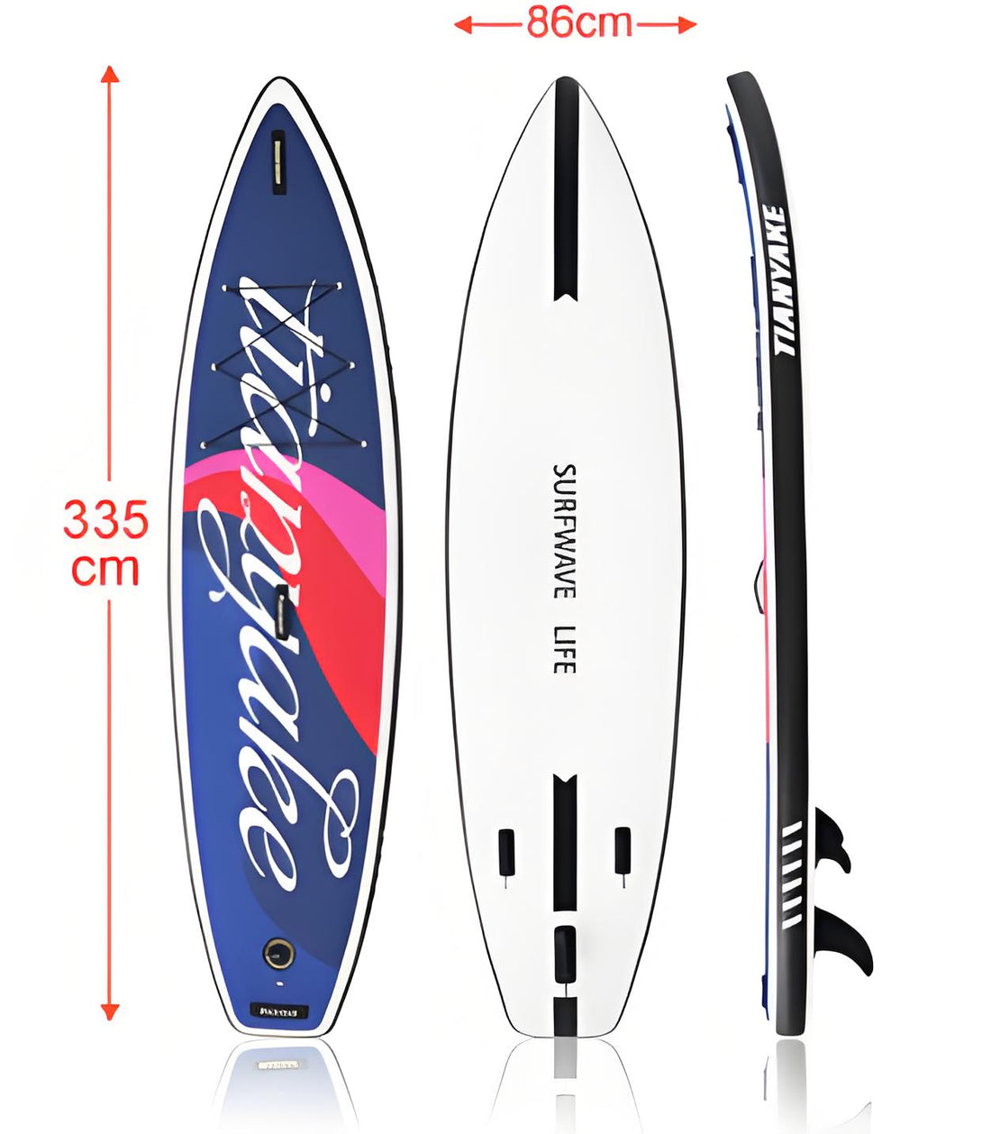 11' All-Around Pro Stand Up Paddle Board for Giant Wave Adventures