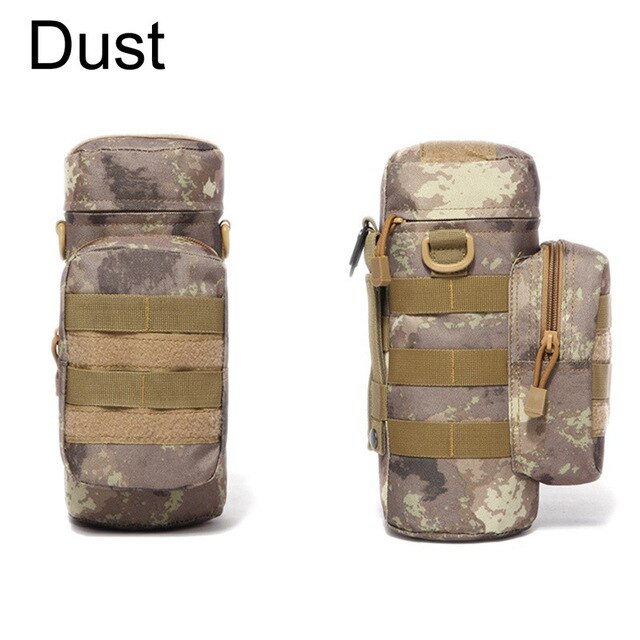 Military Tactical Water Bottle Pouch with Multifunction Camping Hiking Storage