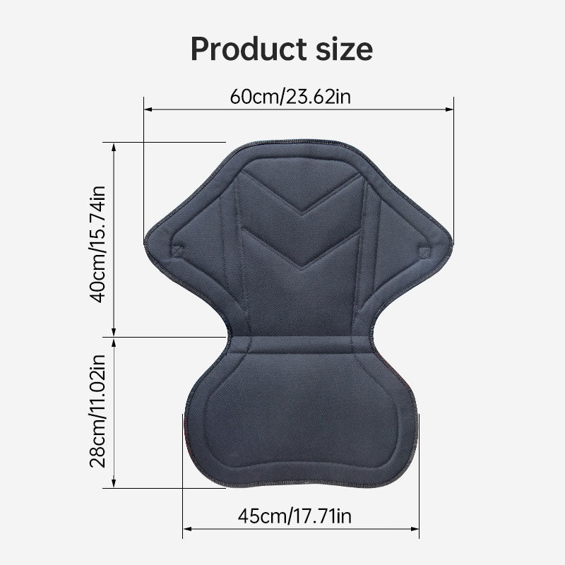 Adjustable Padded Kayak Seat with Backrest for Canoes and Paddleboards