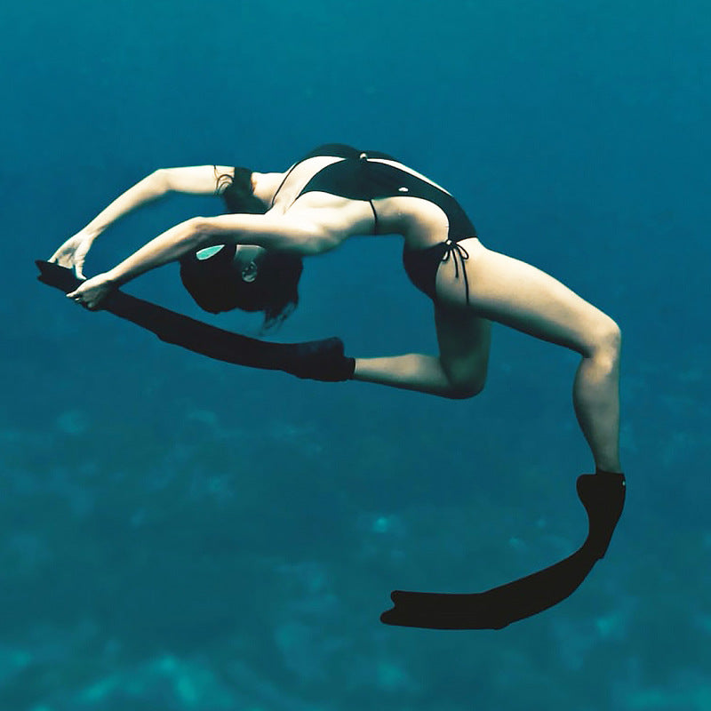Professional Freediving Long Fins for Spearfishing Snorkeling with Anti-Skid Design