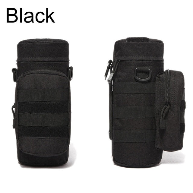 Military Tactical Water Bottle Pouch with Multifunction Camping Hiking Storage
