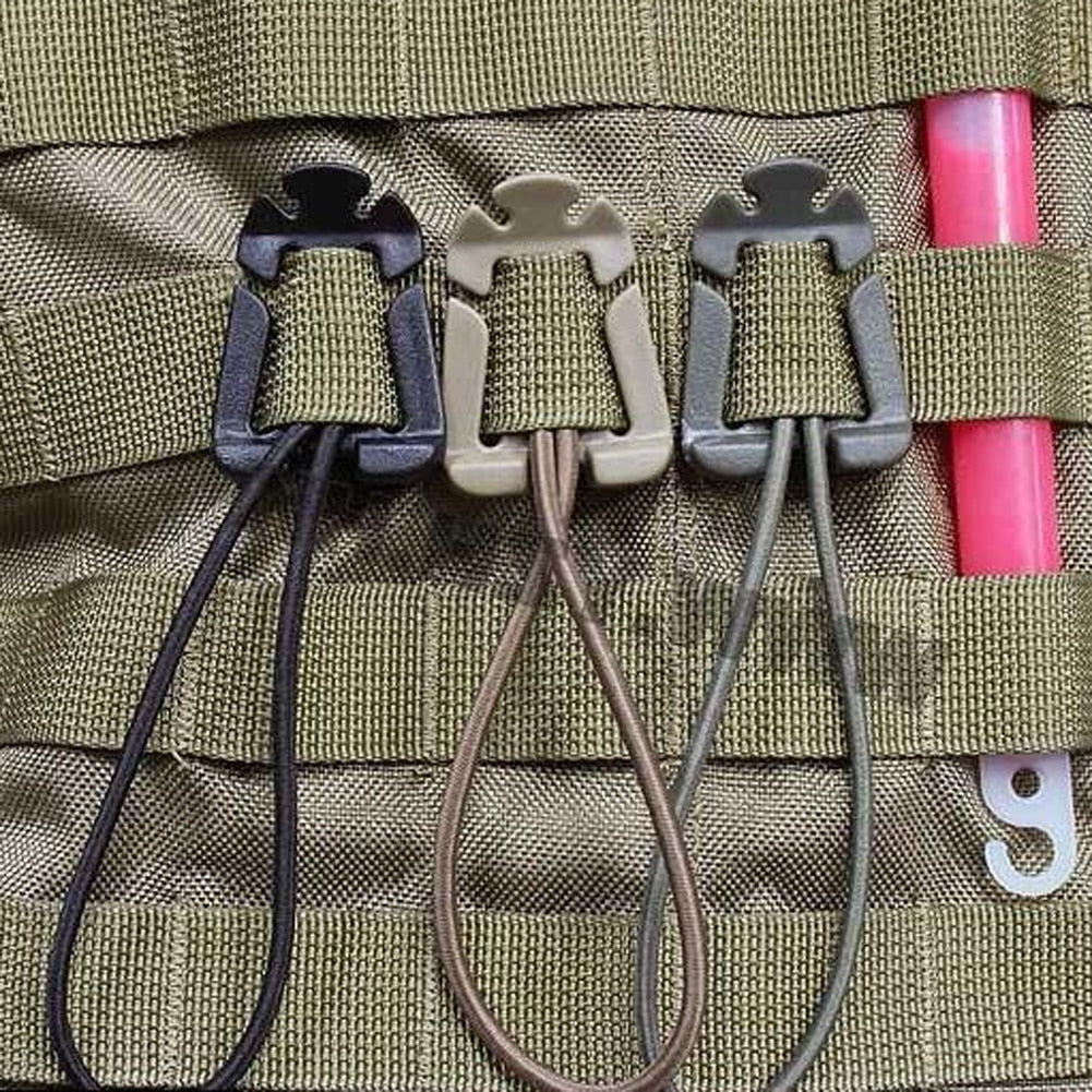 Molle Backpack Carabiner Clips for Outdoor Camping Survival Gear Attachment