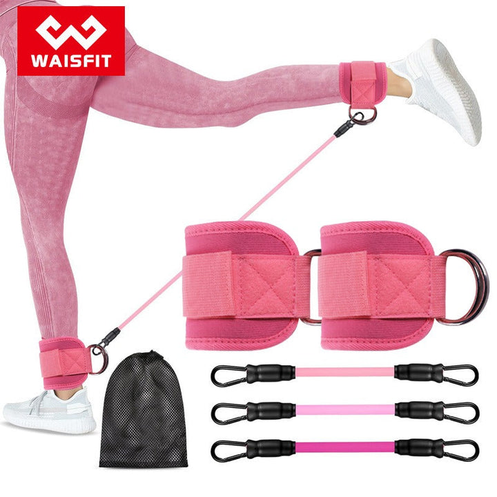 Hip Training Kick Pull Rope with Ankle Strap Fitness Resistance Equipment