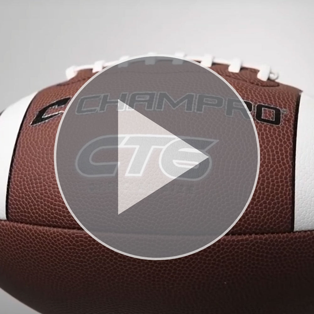 CT6 600 Composite Football Enhanced Grip Durable Practice Youth Ball