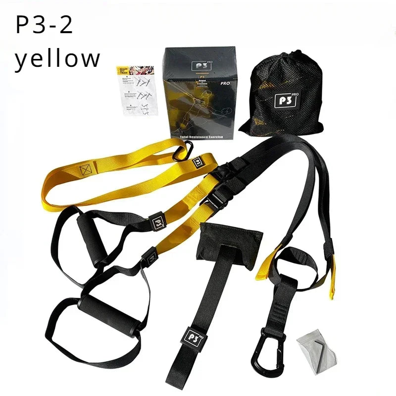 Adjustable Suspension Training Belt for Fitness Yoga and Strength Workouts