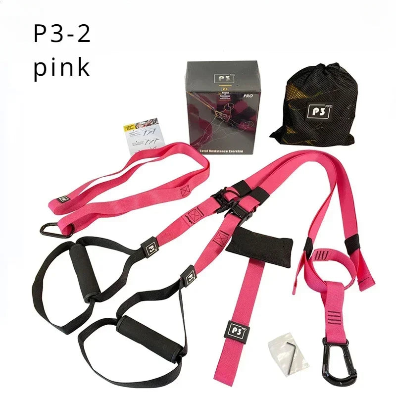 Adjustable Suspension Training Belt for Fitness Yoga and Strength Workouts