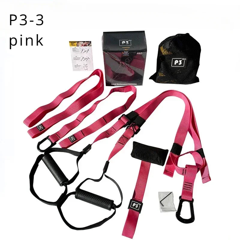 Adjustable Suspension Training Belt for Fitness Yoga and Strength Workouts