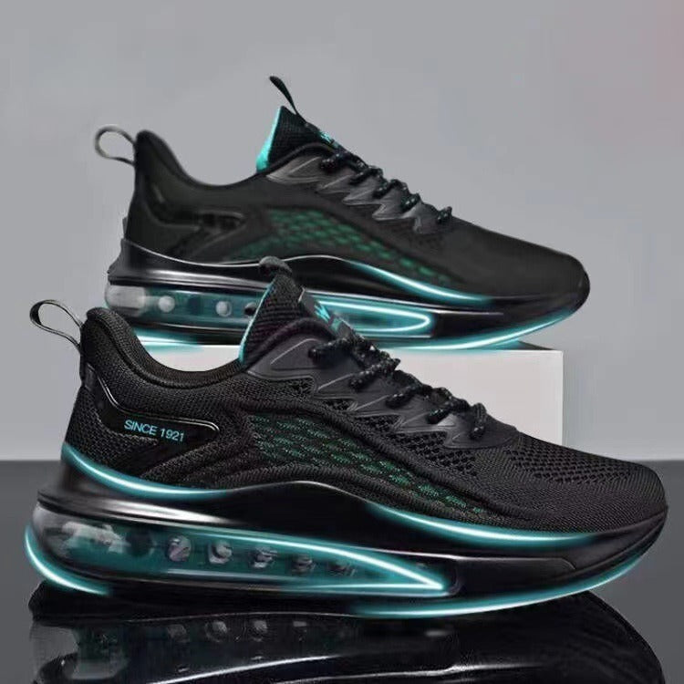 Men’s Running Shoes with Air Cushion Height Increasing Casual Sports Design