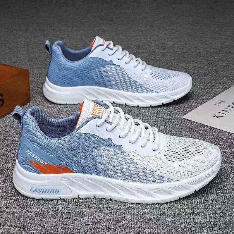 Men’s Breathable Mesh Running Shoes for Summer Sports and Casual Wear