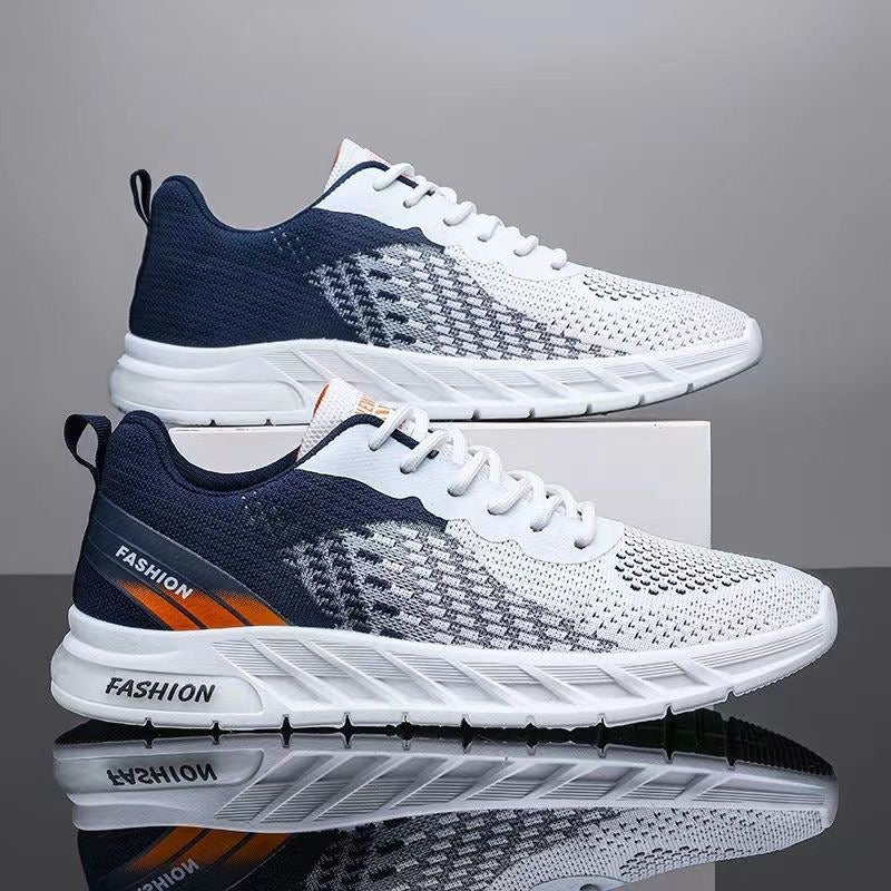 Men’s Breathable Mesh Running Shoes for Summer Sports and Casual Wear