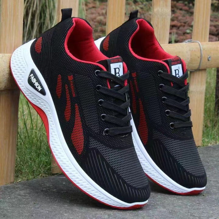 Men’s Waterproof Anti-Slip Mesh Running Shoes for Casual Sports and Comfort