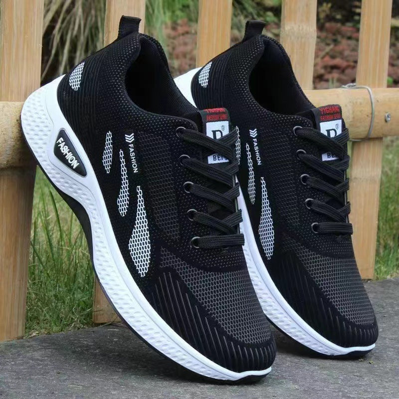 Men’s Waterproof Anti-Slip Mesh Running Shoes for Casual Sports and Comfort