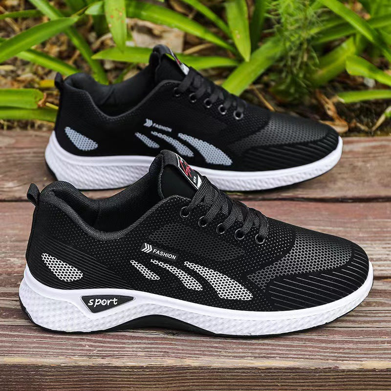 Men’s Waterproof Anti-Slip Mesh Running Shoes for Casual Sports and Comfort