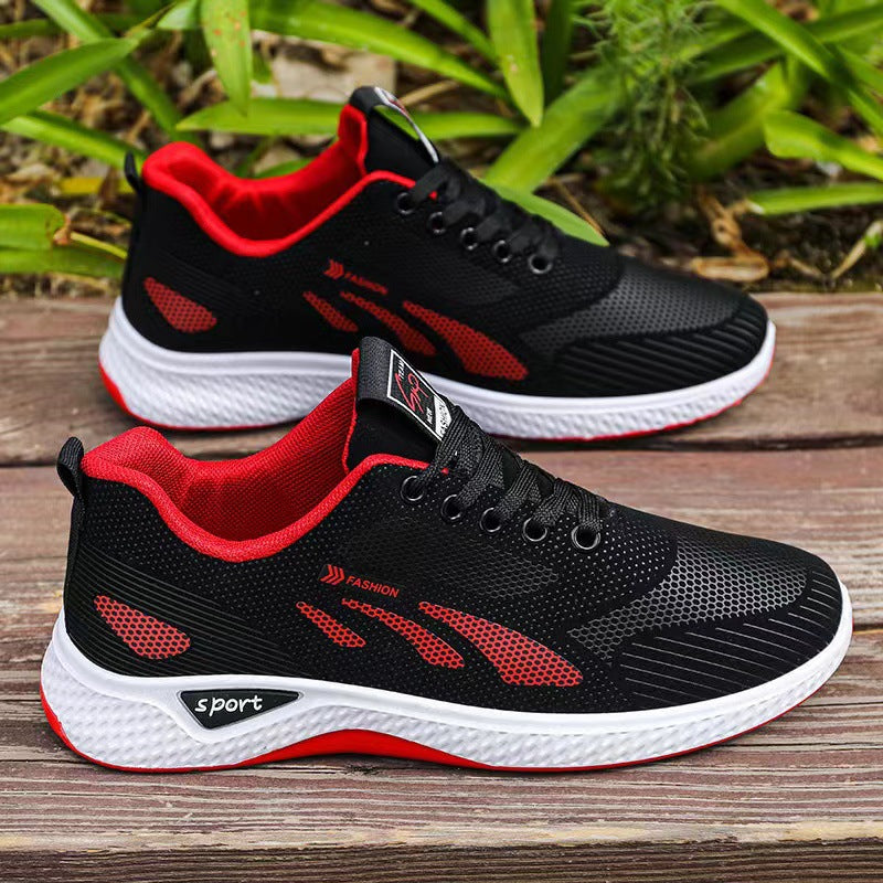 Men’s Waterproof Anti-Slip Mesh Running Shoes for Casual Sports and Comfort