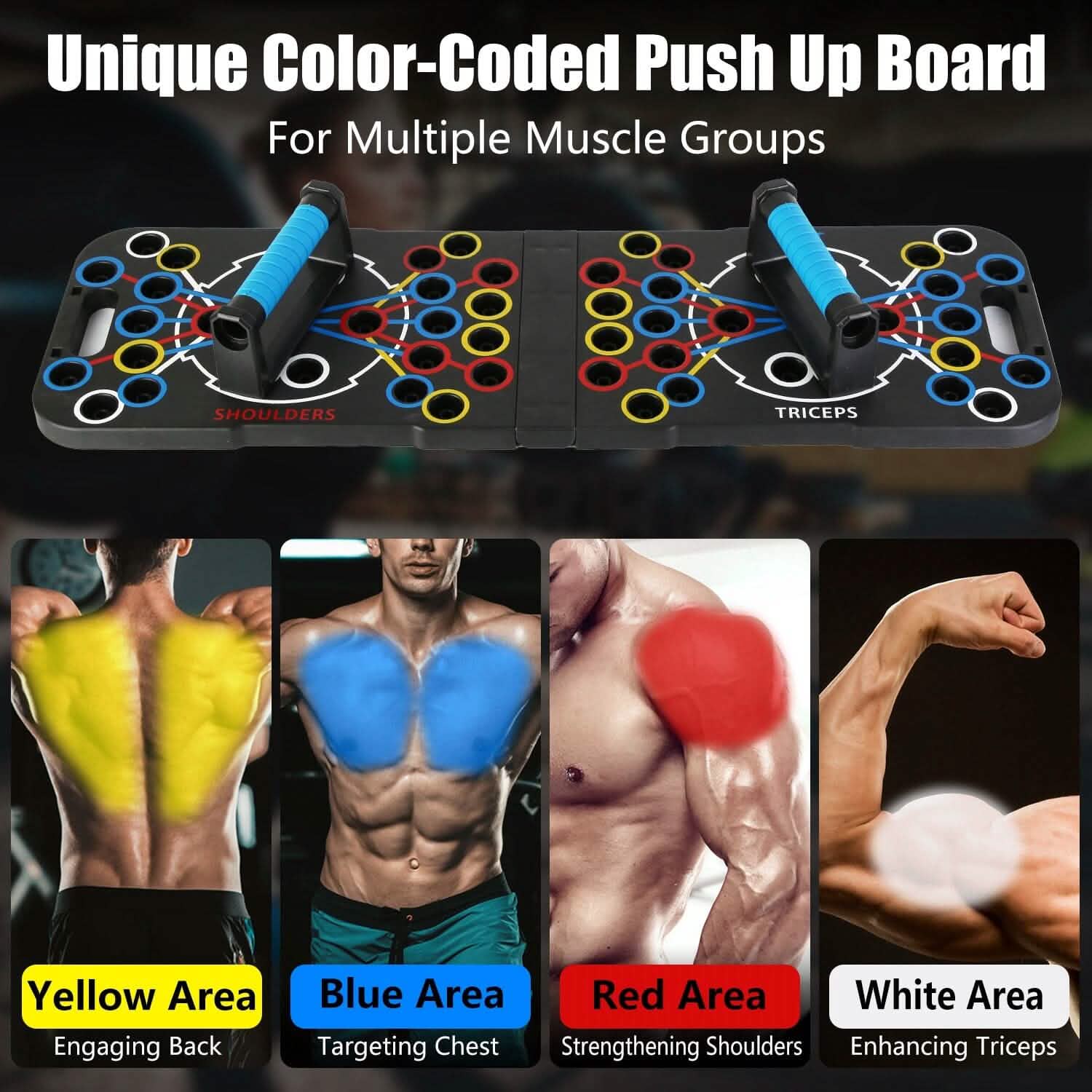 Multifunctional Push Up Board with Fitness Accessories for Strength Training