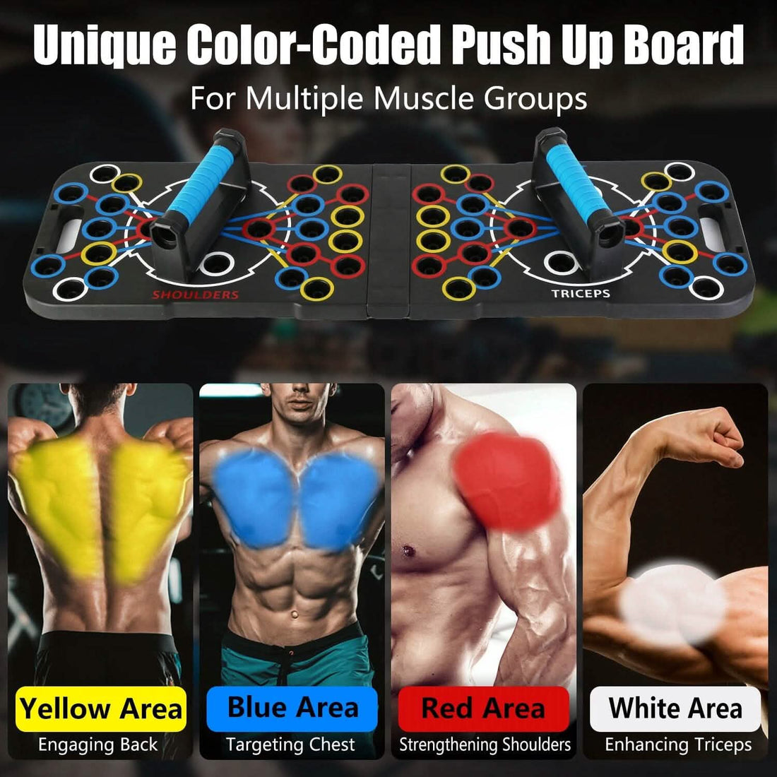 Multifunctional Push Up Board with Fitness Accessories for Strength Training