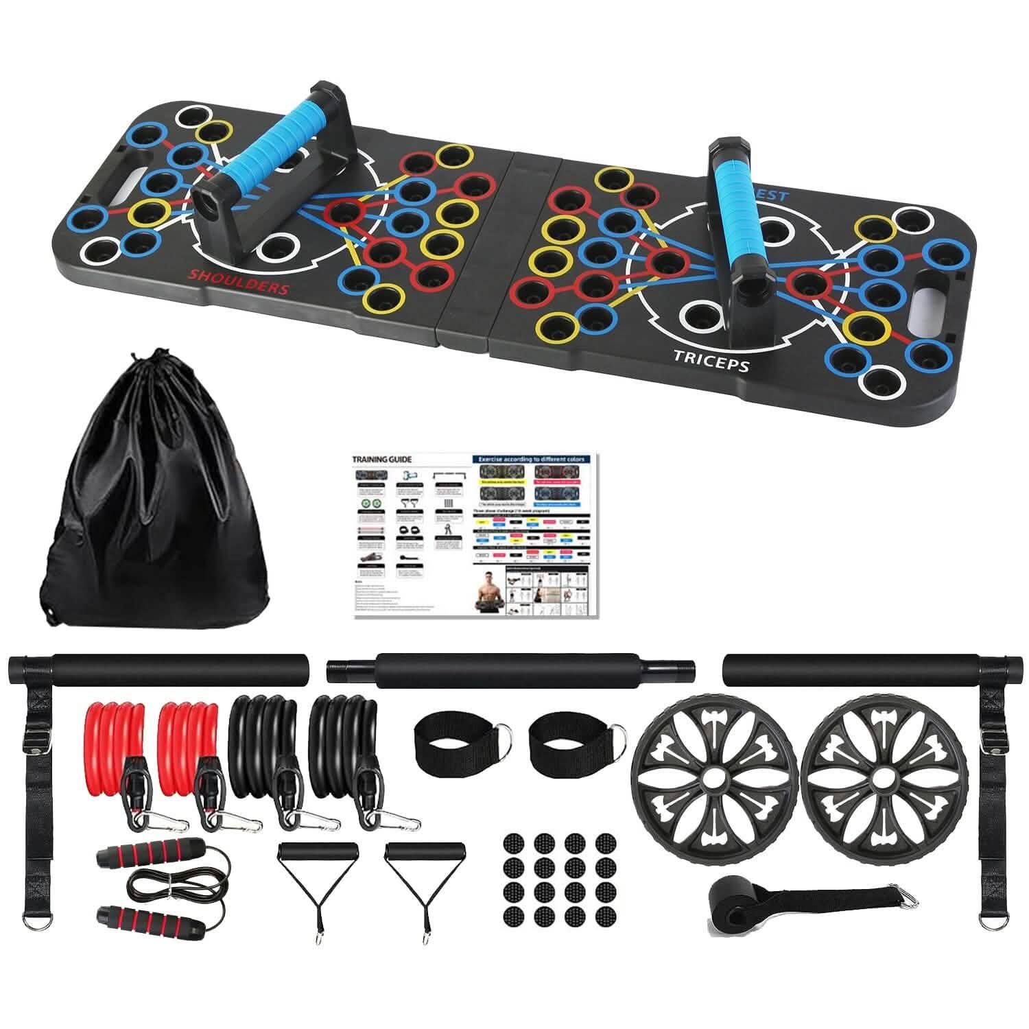Multifunctional Push Up Board with Fitness Accessories for Strength Training
