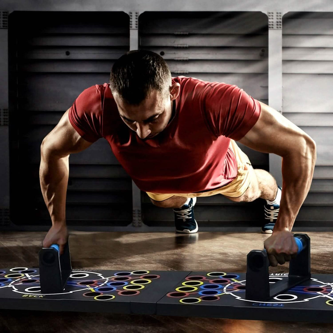 Multifunctional Push Up Board with Fitness Accessories for Strength Training