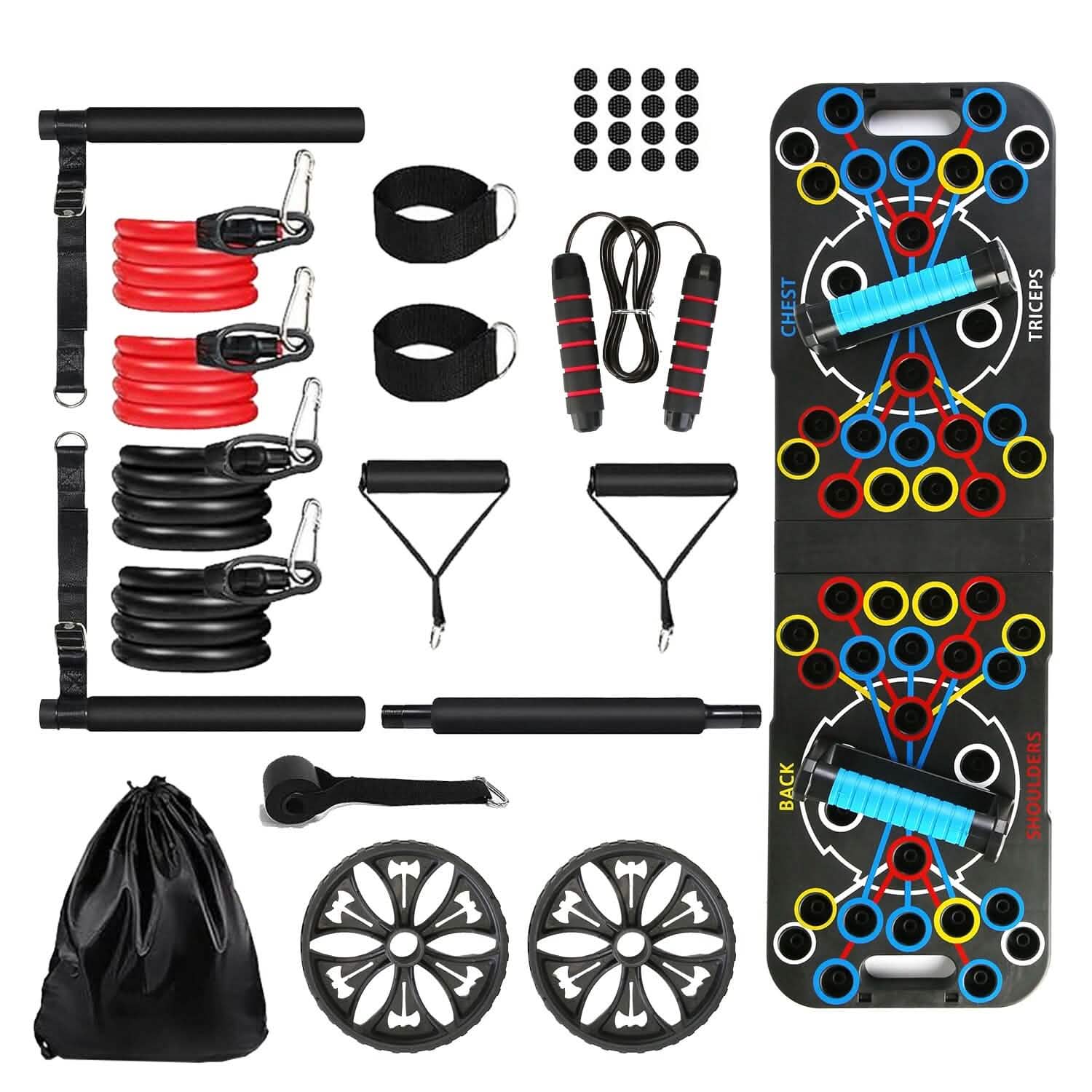 Multifunctional Push Up Board with Fitness Accessories for Strength Training