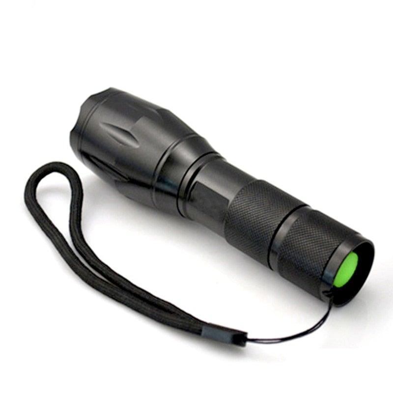 Waterproof Rechargeable LED Flashlight with Zoomable Modes for Outdoor Camping