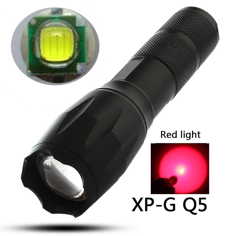 Waterproof Rechargeable LED Flashlight with Zoomable Modes for Outdoor Camping