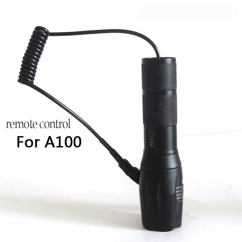 Waterproof Rechargeable LED Flashlight with Zoomable Modes for Outdoor Camping
