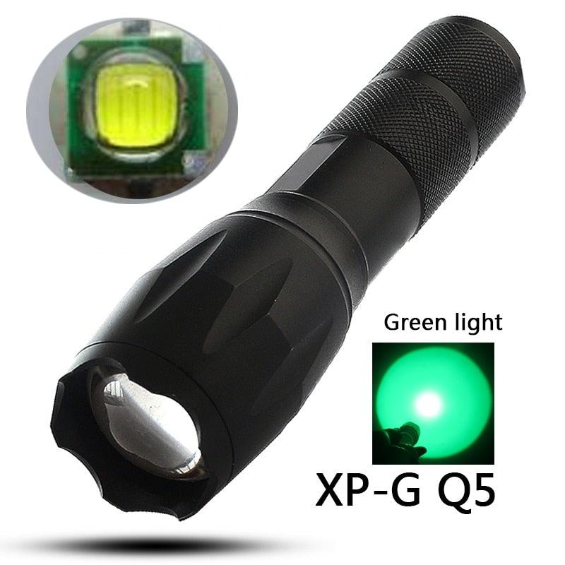 Waterproof Rechargeable LED Flashlight with Zoomable Modes for Outdoor Camping